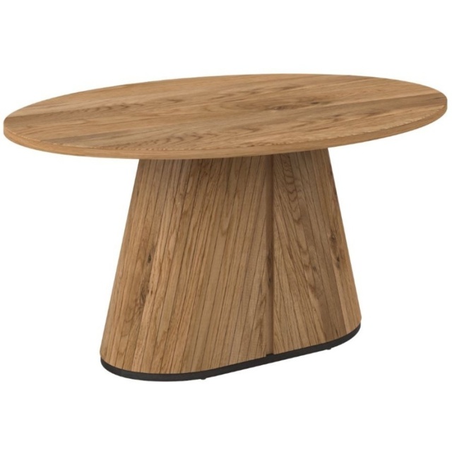 Kingston Rustic Oak 4 Seater Fixed Dining Table - image 1