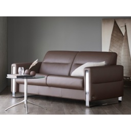 Stressless Fiona Leather 2.5 Seater Sofa - Batick Leather - 1 x Wood Arm RHF - thumbnail 1