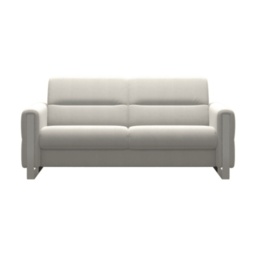Stressless Fiona Leather 2.5 Seater Sofa - Batick Leather - 1 x Wood Arm RHF - thumbnail 5