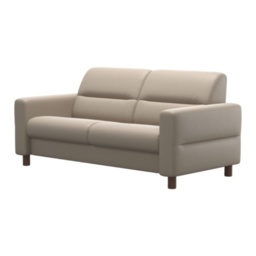 Stressless Fiona Leather 2.5 Seater Sofa - Batick Leather - 1 x Wood Arm RHF - thumbnail 4