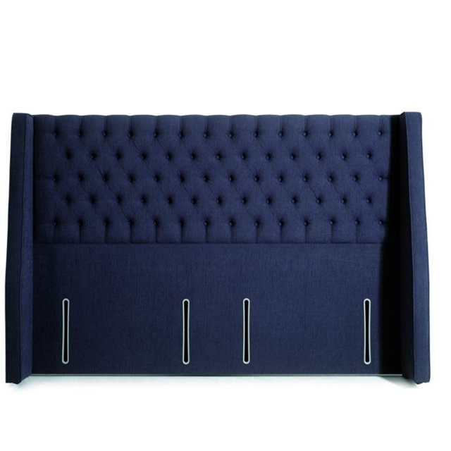 Hypnos Vienna Euro Wide Winged Headboard - 75cm Small Single - Premium Fabric