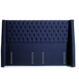 Hypnos Vienna Euro Wide Winged Headboard - 75cm Small Single - Premium Fabric