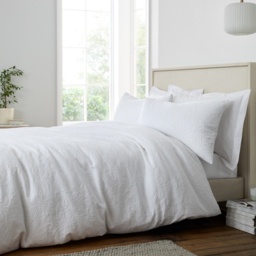 Bianca Fleur Matelasse Duvet Set - White - King - thumbnail 1