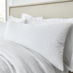 Bianca Fleur Matelasse Duvet Set - White - King - thumbnail 2