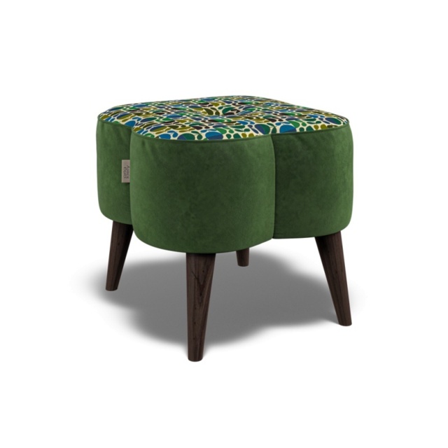 Orla Kiely Daisy Small Footstool - House Plain Fabric - image 1
