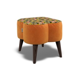 Orla Kiely Daisy Small Footstool - House Plain Fabric - thumbnail 2