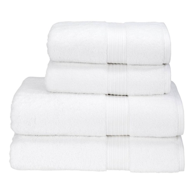 Christy Supreme Bathroom Towel - White - Hand