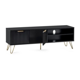 Julian Bowen Murano TV Unit - Matt Black - thumbnail 4