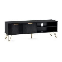 Julian Bowen Murano TV Unit - Matt Black - thumbnail 2