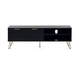 Julian Bowen Murano TV Unit - Matt Black - thumbnail 3