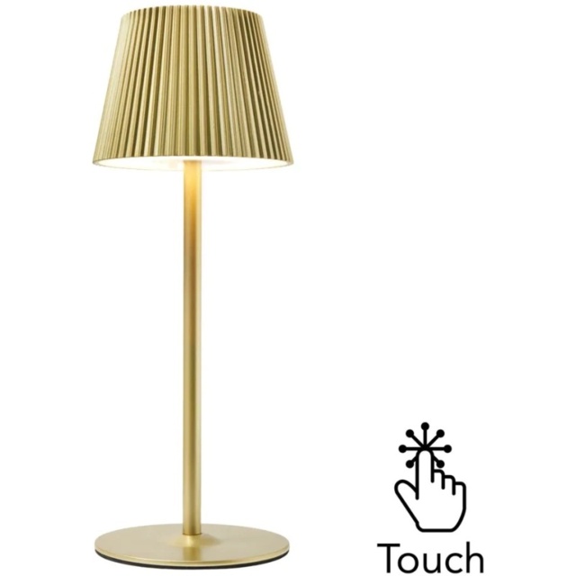BHS Esther Rechargeable Table Lamp - Gold - image 1