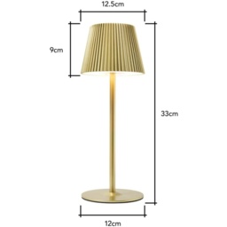 BHS Esther Rechargeable Table Lamp - Gold - thumbnail 6