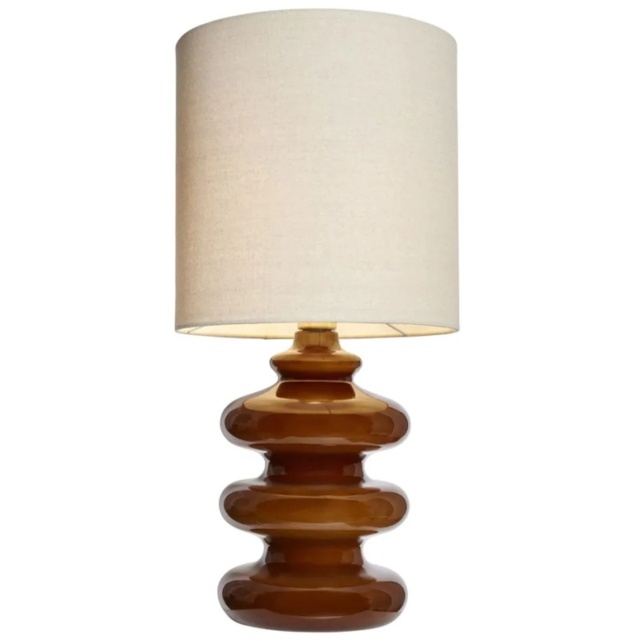 BHS Annabelle Wobble Table Lamp - Cognac - image 1