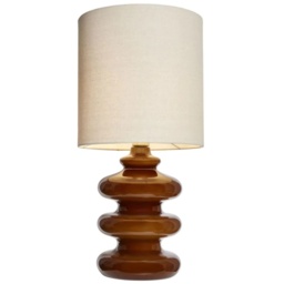 BHS Annabelle Wobble Table Lamp - Cognac - thumbnail 1