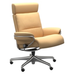 Stressless Tokyo Office Chair With Adjustable Headrest - Batick Leather - thumbnail 2