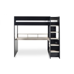 Julian Bowen Blaze Gaming Bunk Bed - Black and Pale Wood - thumbnail 4