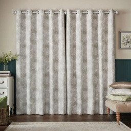Laura Ashley Millhayes Blackout Eyelet Curtains - Natural - W 64 x D 72 - thumbnail 3