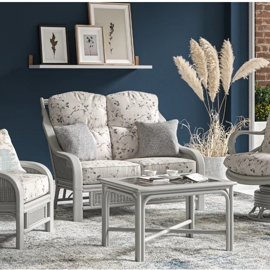 Daro Heathfield Grey Wash Large 2 Seater Lounging Sofa - Fabric Grade C - image 1