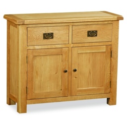 Ascot Rustic Oak Small Sideboard - thumbnail 2