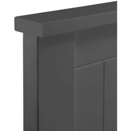 Julian Bowen Maine Ottoman Bed - Anthracite - 135cm Double - thumbnail 7