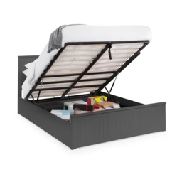 Julian Bowen Maine Ottoman Bed - Anthracite - 135cm Double - thumbnail 5