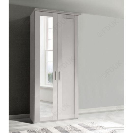 Wiemann Cambridge 2 Mirrored Door Wardrobe - Finish - image 1