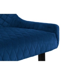 Julian Bowen Luxe High Back Bench - Blue - thumbnail 5