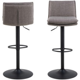 Flynn Bar Stool - Light Grey Brown - thumbnail 3