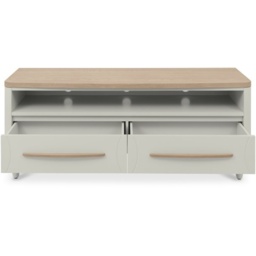 Delta Scandi Oak and Soft Grey Entertainment Unit - thumbnail 3