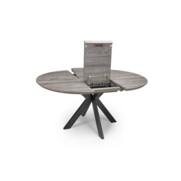 Phoenix 120cm/160cm Extending Dining Table - Grey - thumbnail 6