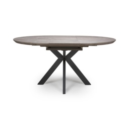 Phoenix 120cm/160cm Extending Dining Table - Grey - thumbnail 4