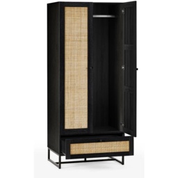 Julian Bowen Padstow Wardrobe - Black - thumbnail 4