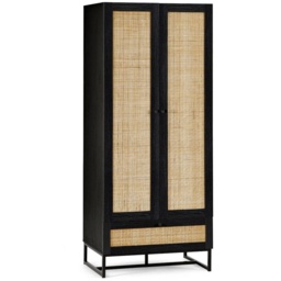 Julian Bowen Padstow Wardrobe - Black - thumbnail 2