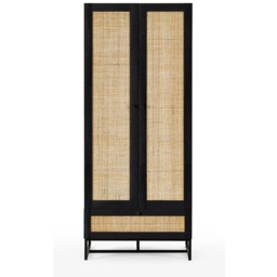 Julian Bowen Padstow Wardrobe - Black - thumbnail 3