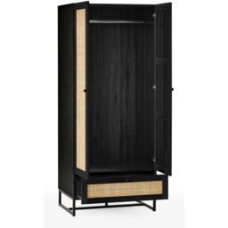 Julian Bowen Padstow Wardrobe - Black - thumbnail 5