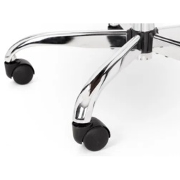 Julian Bowen Gio Office Chair - Black and Chrome - thumbnail 4