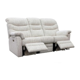 G Plan Ledbury 3 Seater Recliner Sofa - Leather Grade N - Double Power with Headrest, Lumbar and USB - thumbnail 3