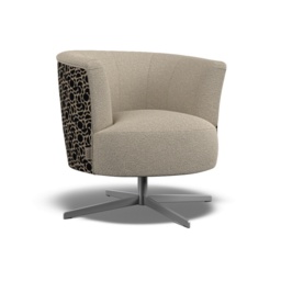 Orla Kiely Lily Swivel Chair - House Plain Fabric - thumbnail 6