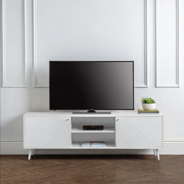 Julian Bowen Moritz TV Unit - White - image 1