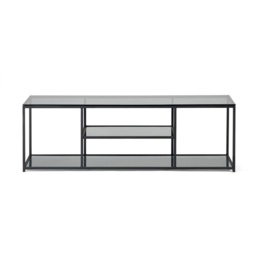 Julian Bowen Chicago TV Unit - Smoked Glass - thumbnail 1