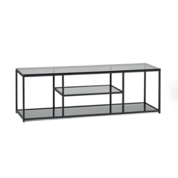 Julian Bowen Chicago TV Unit - Smoked Glass - thumbnail 2