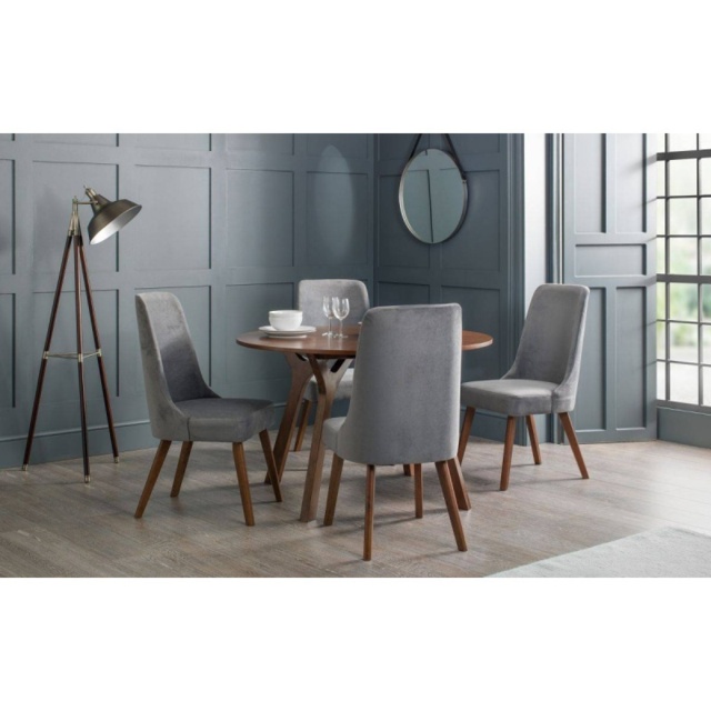 Julian Bowen Huxley 120cm Dining Table - Walnut - image 1