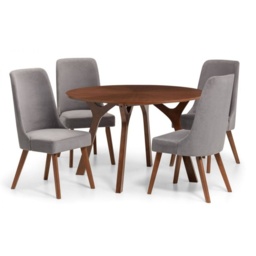 Julian Bowen Huxley 120cm Dining Table - Walnut - thumbnail 3