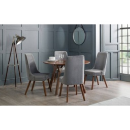Julian Bowen Huxley 120cm Dining Table - Walnut - thumbnail 1