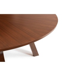 Julian Bowen Huxley 120cm Dining Table - Walnut - thumbnail 5