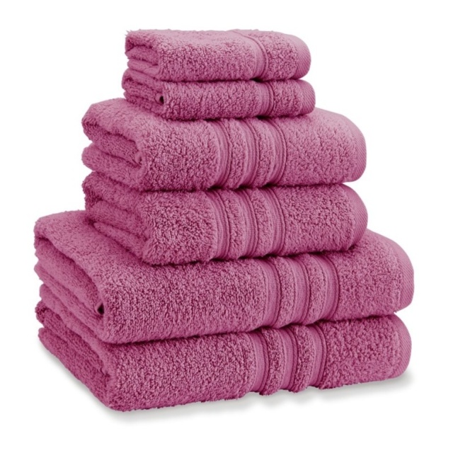 Catherine Lansfield Zero Twist Towels - Raspberry - Face Cloth - image 1