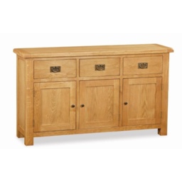 Ascot Rustic Oak Large Sideboard - thumbnail 2