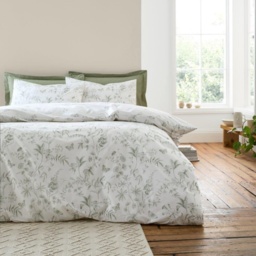 Bianca Thea Floral Duvet Set - Green - Single - thumbnail 2