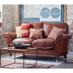 Parker Knoll Burghley 2 Seater Sofa - Leather - thumbnail 1