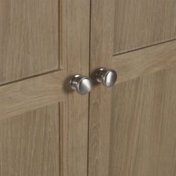 Julian Bowen Memphis 2 Door 1 Drawer Wardrobe - Limed Oak - thumbnail 4
